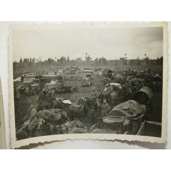 Livs- och stridsbilder av Kannonier från 10:e artilleriregementet. Espenlaub militaria
